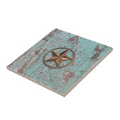 Carreau Étoile rustique (bleue) (Côté)
