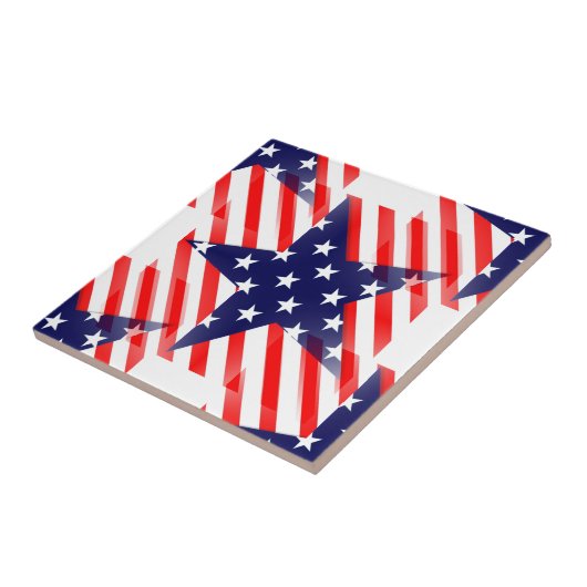 Carreau étoile usa (Côté)