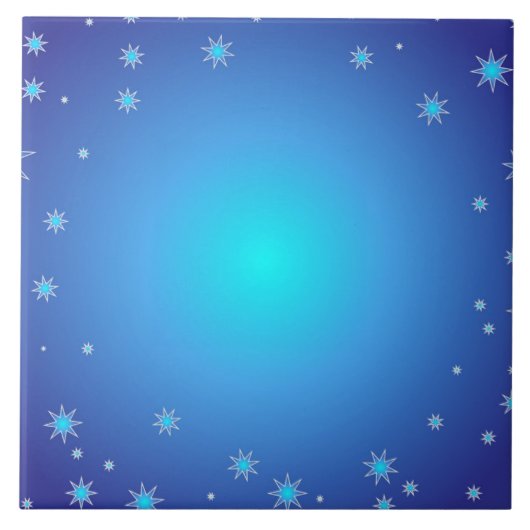 Carreau Étoiles bleues (Devant)