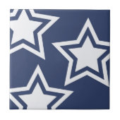 Carreau Étoiles Bleues Blancs (Devant)