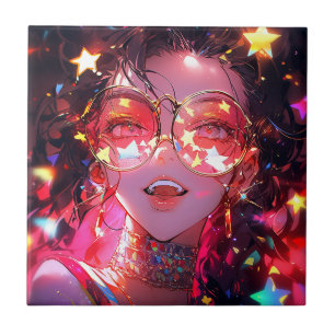 Carreau Étoiles de fille Anime