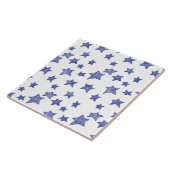 Carreau étoiles de Noël dessinées à la main (Côté)