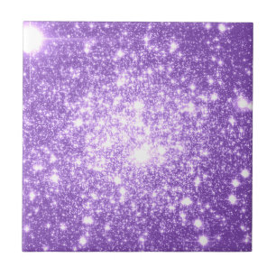 Carreau Étoiles violettes de lavande