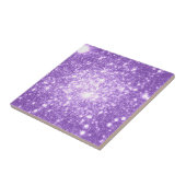 Carreau Étoiles violettes de lavande (Côté)