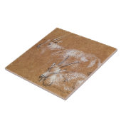 Carreau Étude des chèvres (dessin) (Côté)