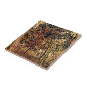 Carreau Étude des pins par Vincent van Gogh (Côté)