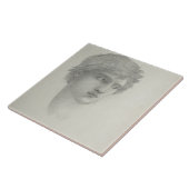 Carreau Étude pour la tête de Perseus (crayon sur le (Côté)