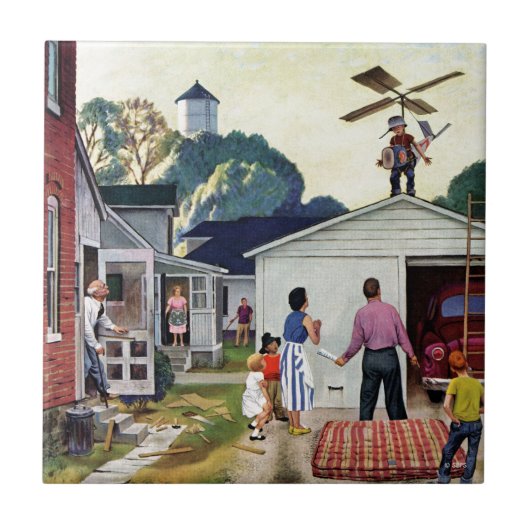 Carreau Étude pour voler (Devant)