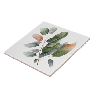 Carreau Eucalyptus Feuilles