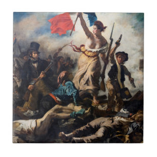 Carreau Eugene Delacroix - Liberté À La Tête Du Peuple