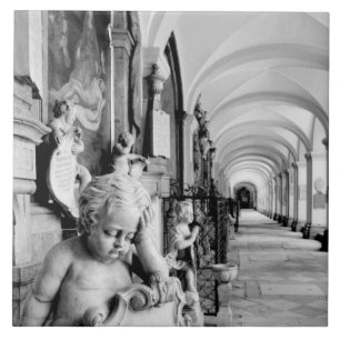 Carreau Europe, Autriche, Salzbourg. Chérubin et monument