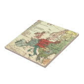 Carreau Europe Carte Pays Antique Mondiale (Côté)