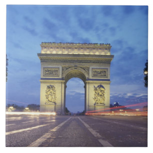 Carreau Europe, France, Paris. Arc de Triomphe vu