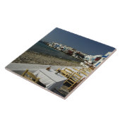 Carreau Europe, Grèce, Mykonos. Vue sur le bord de mer (Côté)