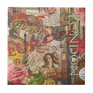 Carreau Europe Travel Vintage