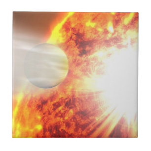 Carreau Evaporation de l'atmosphère de Hd 189733b