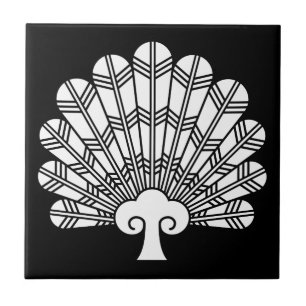Carreau Éventail de plumes de faucon