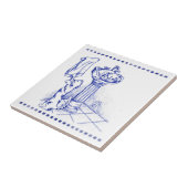 Carreau Évier et serviette Kitty Chat Salle de bain Toile  (Côté)