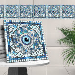 Carreau Evil Oeil Amulet Mosaic Art<br><div class="desc">Evil Oeil Amulet Mosaic Art</div>