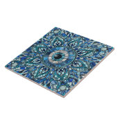 Carreau Evil Oeil Amulet Mosaic Art (Côté)