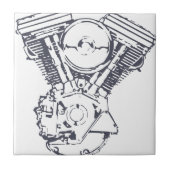 Carreau Évolution de Harley V-Jumelle (Devant)