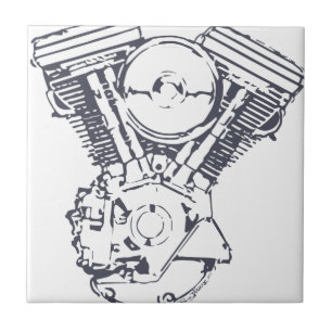 Carreau Évolution de Harley V-Jumelle