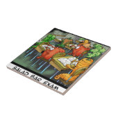 Carreau Examen Bar Salade amusant (Côté)