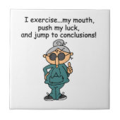 Carreau Exercice, Push, Jump Humour (Devant)