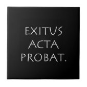 Carreau Exitus Acta Probat (Devant)