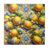 Carreau Exotic Tile Accents | Morrocan Mediterranean Lemon (Devant)