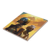 Carreau Explorateurs de planètes science-fiction Afrofutur (Côté)