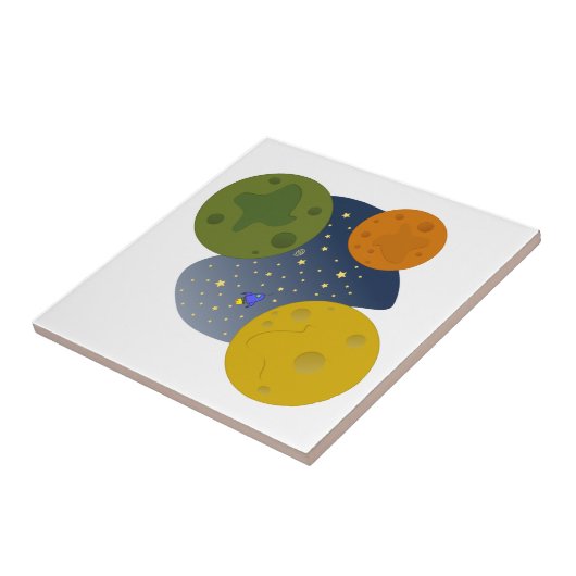 Carreau Exploration spatiale (Côté)