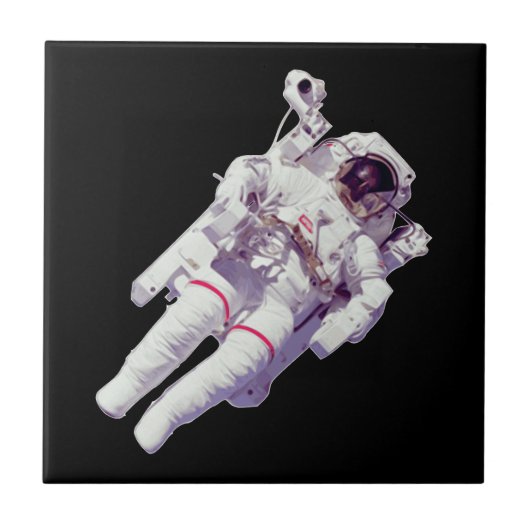 Carreau Explorez le Cosmos : l'astronaute rétro (Devant)