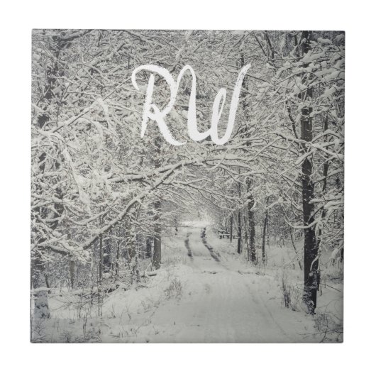 Carreau Explorez les sentiers forestiers d'hiver (Devant)