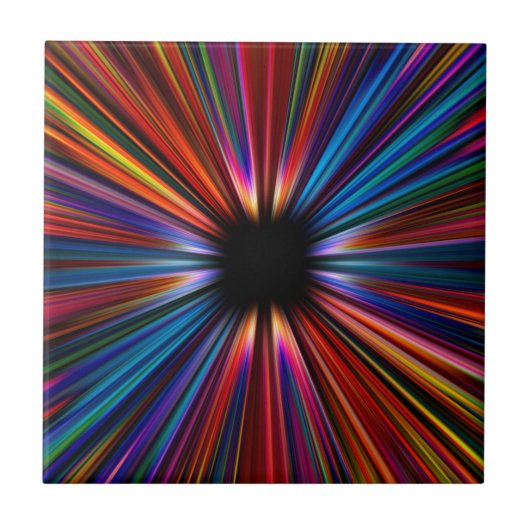 Carreau Explosion colorée de starburst (Devant)