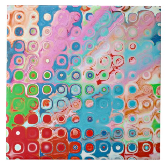 Carreau Explosion de couleur (Devant)