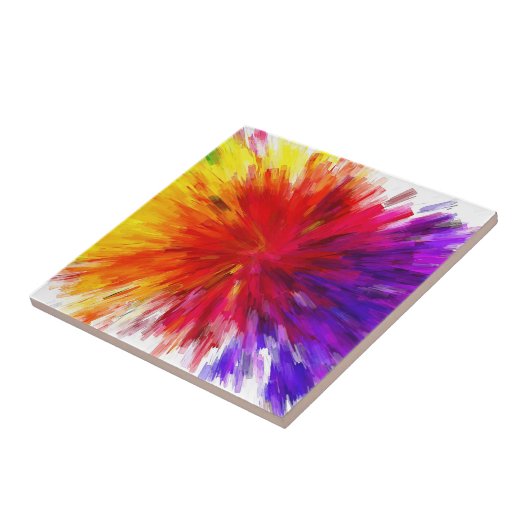 Carreau Explosion de couleur (Côté)