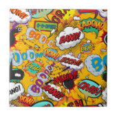 Carreau Explosions amusantes de B.D. rétro (Devant)