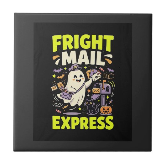 Carreau Express Courrier d'Effroi d'Halloween (Devant)