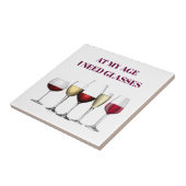 Carreau Expression en verre de vin (Côté)