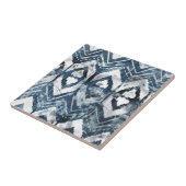 Carreau Extraction d'Indigo - Géométrique (Côté)