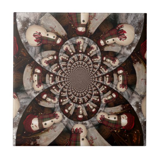 Carreau Extraordinaire Snowman (Devant)