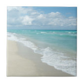 Carreau Extreme Relaxation Plage Vue Sable blanc (Devant)
