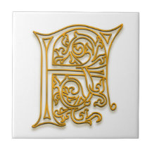 F Monogramme "Irish Gold" Carrelage céramique