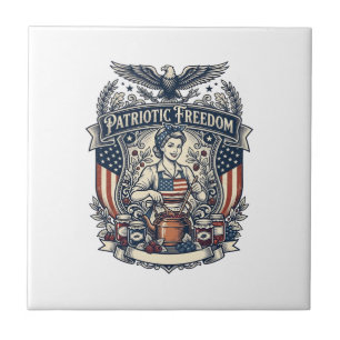 Carreau Fabricant de confiture patriotique