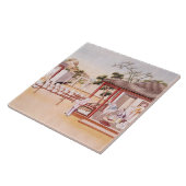 Carreau Fabrication de porcelaine (la semaine sur le (Côté)