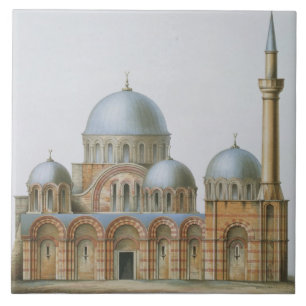 Carreau Façade de Kahrije Dzamissi, l'église du Savi