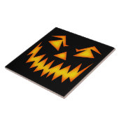 Carreau Face d'Halloween effrayante (Côté)