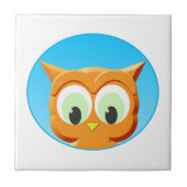 Carreau Face D'Une Petite Chouette (Devant)