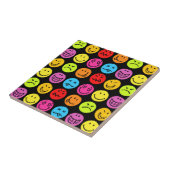 Carreau Faces colorées amusantes (Côté)